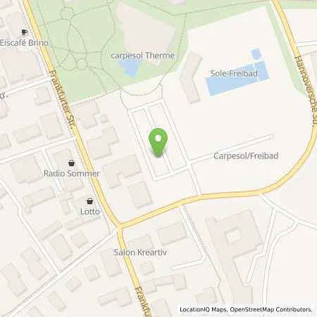 Standortübersicht der Tankstelle Stadtwerke Versmold GmbH in 49214 Bad Rothenfelde