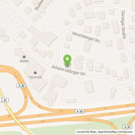 Standortübersicht der Tankstelle Autohaus Walkenhorst GmbH in 49324 Melle