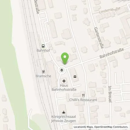 Standortübersicht der Tankstelle Stadtwerke Bramsche GmbH in 49565 Bramsche