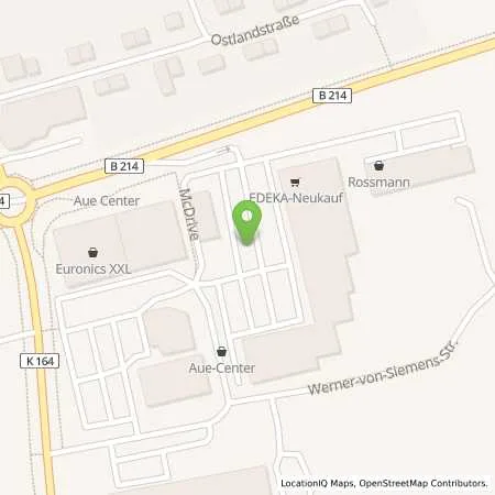 Standortübersicht der Tankstelle EWE Go GmbH in 49584 Fürstenau