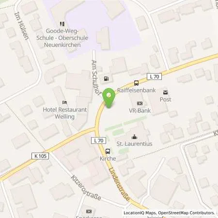 Standortübersicht der Tankstelle innogy SE in 49586 Neuenkirchen