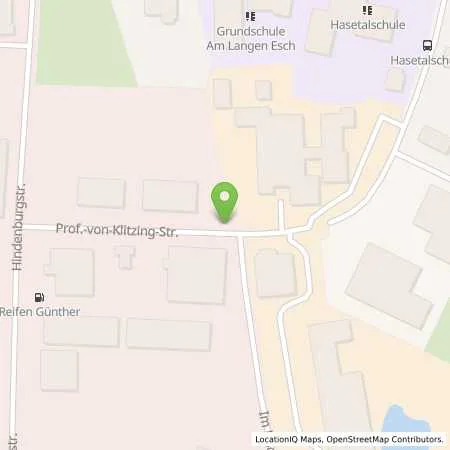 Standortübersicht der Tankstelle innogy SE in 49610 Quakenbrück