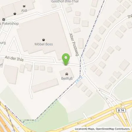 Standortübersicht der Tankstelle Osterholzer Stadtwerke GmbH & Co. KG in 27721 Ritterhude