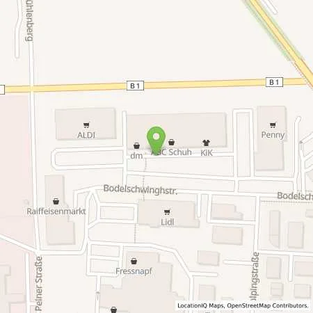 Standortübersicht der Tankstelle Charge-ON in 38159 Vechelde