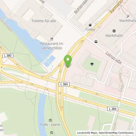 Standortübersicht der Tankstelle enercity AG in 30159 Hannover