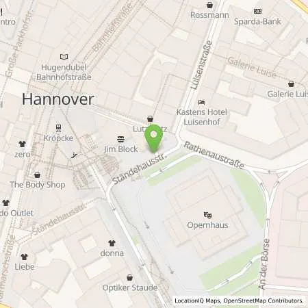 Standortübersicht der Tankstelle enercity AG in 30159 Hannover