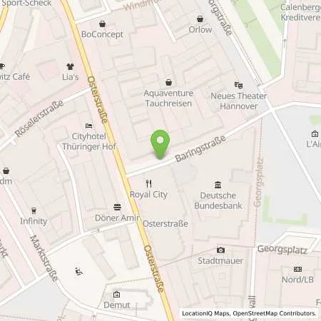 Standortübersicht der Tankstelle enercity AG in 30159 Hannover