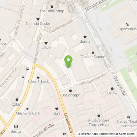 Standortübersicht der Tankstelle enercity AG in 30159 Hannover