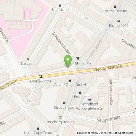 Standortübersicht der Tankstelle enercity AG in 30161 Hannover