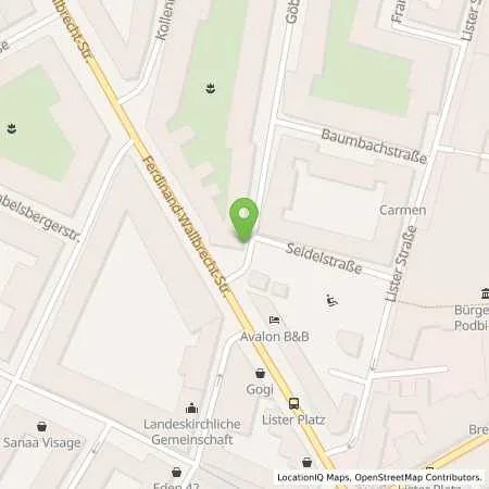 Standortübersicht der Tankstelle enercity AG in 30163 Hannover