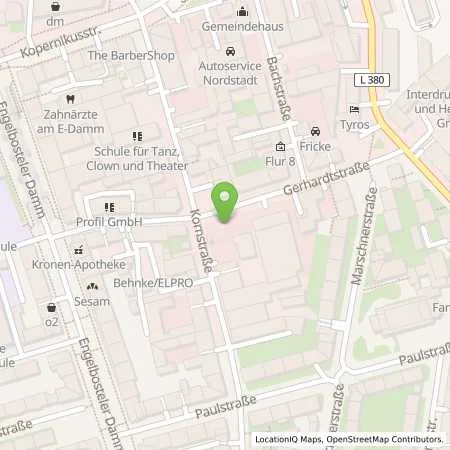 Standortübersicht der Tankstelle enercity AG in 30167 Hannover