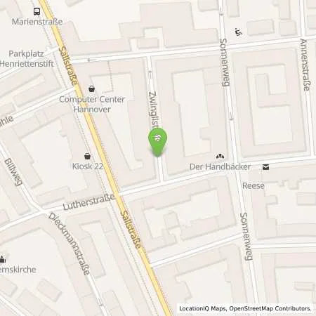 Standortübersicht der Tankstelle enercity AG in 30171 Hannover