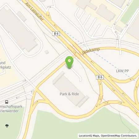 Standortübersicht der Tankstelle enercity AG in 30419 Hannover