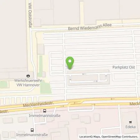 Standortübersicht der Tankstelle VW Group Charging GmbH in 30419 Hannover