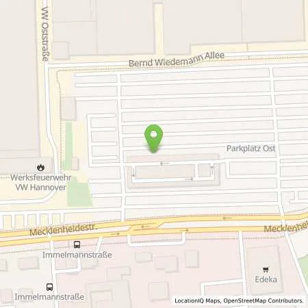 Standortübersicht der Tankstelle VW Group Charging GmbH in 30419 Hannover