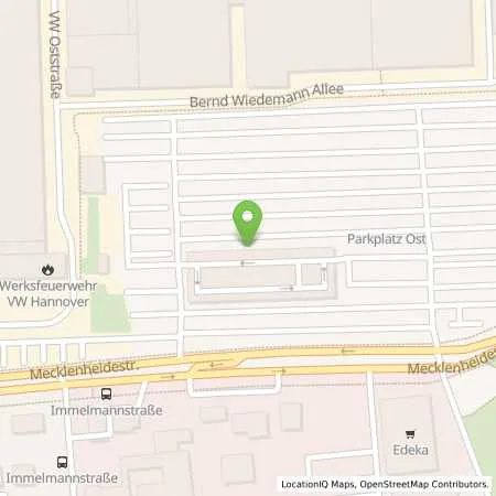 Standortübersicht der Tankstelle VW Group Charging GmbH in 30419 Hannover