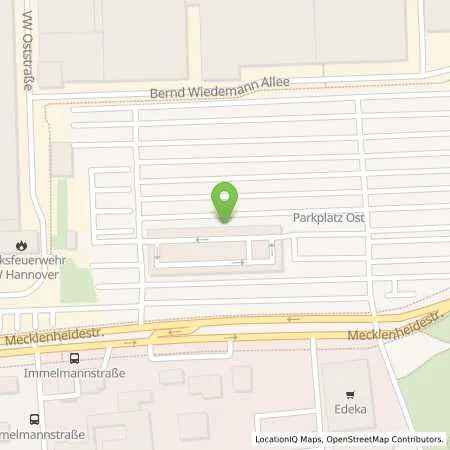 Standortübersicht der Tankstelle VW Group Charging GmbH in 30419 Hannover