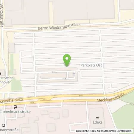 Standortübersicht der Tankstelle VW Group Charging GmbH in 30419 Hannover