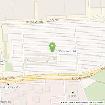 Standortübersicht der Tankstelle VW Group Charging GmbH in 30419 Hannover