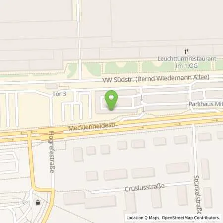 Standortübersicht der Tankstelle VW Group Charging GmbH in 30419 Hannover