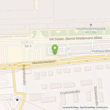 Standortübersicht der Tankstelle VW Group Charging GmbH in 30419 Hannover