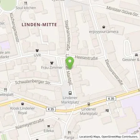 Standortübersicht der Tankstelle enercity AG in 30449 Hannover