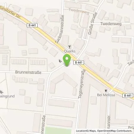 Standortübersicht der Tankstelle enercity AG in 30453 Hannover