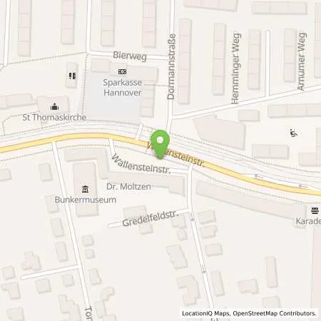 Standortübersicht der Tankstelle enercity AG in 30459 Hannover