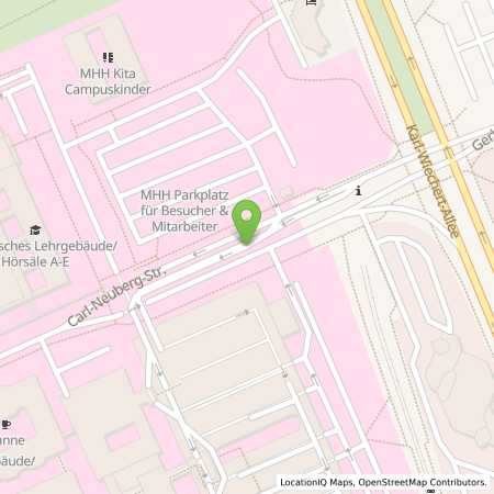 Standortübersicht der Strom (Elektro) Tankstelle: enercity AG in 30625, Hannover