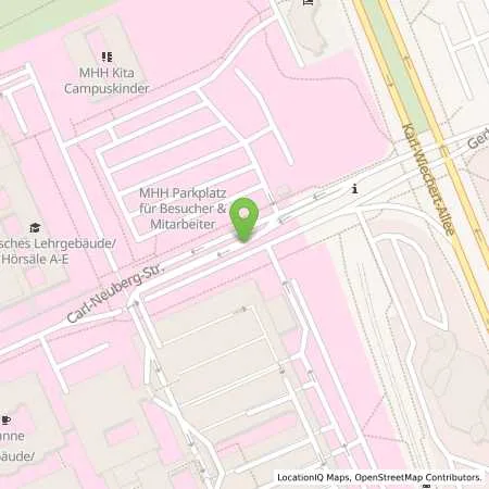 Standortübersicht der Tankstelle enercity AG in 30625 Hannover