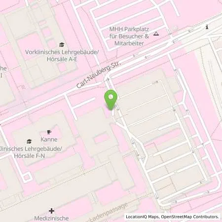 Standortübersicht der Tankstelle enercity AG in 30625 Hannover