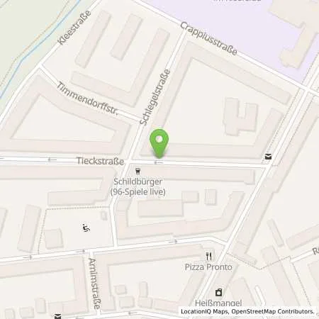 Standortübersicht der Tankstelle enercity AG in 30625 Hannover