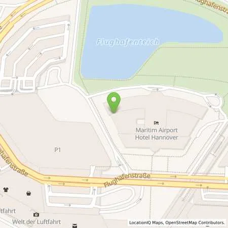 Standortübersicht der Tankstelle MARITIM Hotelgesellschaft mbH in 30855 Langenhagen