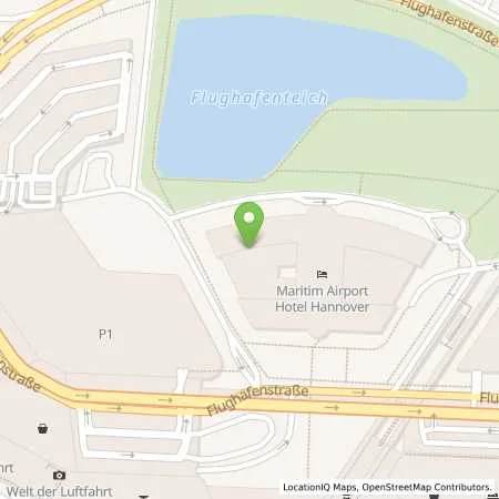 Standortübersicht der Tankstelle MARITIM Hotelgesellschaft mbH in 30855 Langenhagen