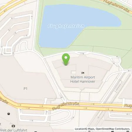 Standortübersicht der Tankstelle MARITIM Hotelgesellschaft mbH in 30855 Langenhagen