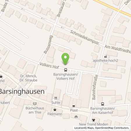 Standortübersicht der Strom (Elektro) Tankstelle: enercity AG in 30890, Barsinghausen