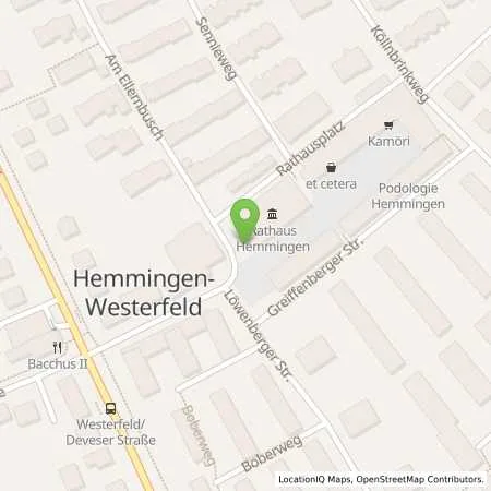 Standortübersicht der Tankstelle enercity AG in 30966 Hemmingen