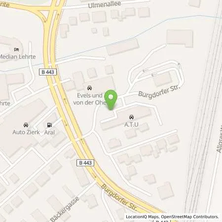 Standortübersicht der Tankstelle Allego GmbH in 31275 Lehrte