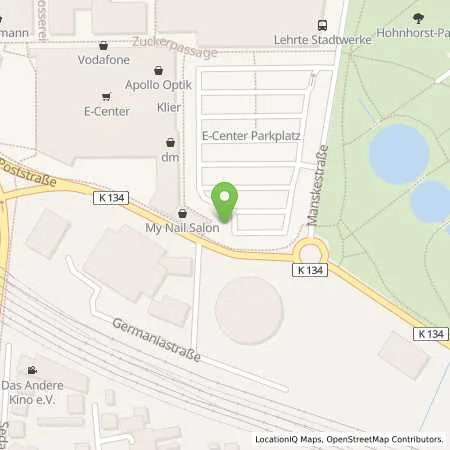 Standortübersicht der Tankstelle Stadtwerke Lehrte in 31275 Lehrte