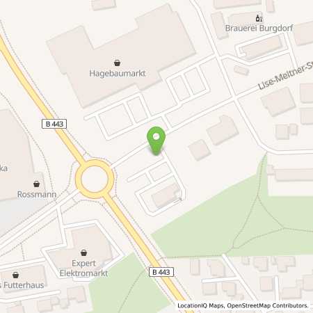Standortübersicht der Strom (Elektro) Tankstelle: EnBW mobility+ AG und Co.KG in 31303, Burgdorf