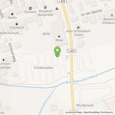 Standortübersicht der Tankstelle Charge-ON in 31303 Burgdorf