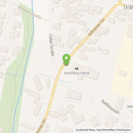 Standortübersicht der Tankstelle Autohaus Uetze GmbH in 31311 Uetze