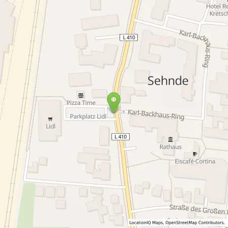 Standortübersicht der Tankstelle Lidl Dienstleistung GmbH & Co. KG in 31319 Sehnde