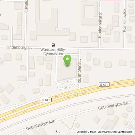 Standortübersicht der Tankstelle Stadtwerke Wunstorf GmbH & Co. KG in 31515 Wunstorf