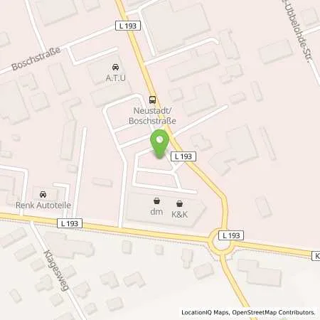 Standortübersicht der Tankstelle Stadtwerke Neustadt a. Rbge. GmbH in 31535 Neustadt