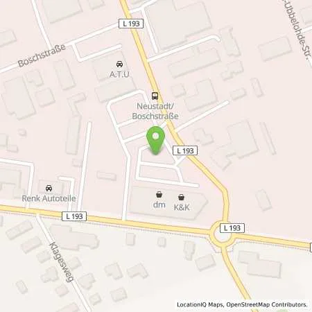 Standortübersicht der Tankstelle Stadtwerke Neustadt a. Rbge. GmbH in 31535 Neustadt