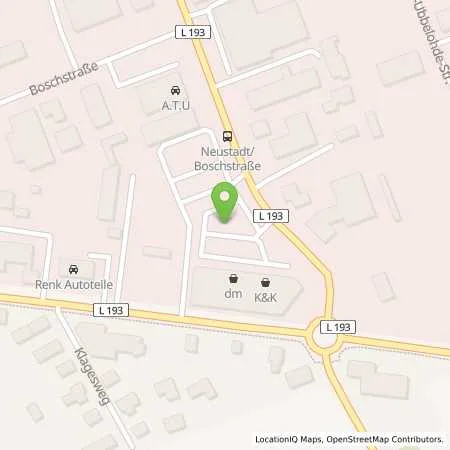 Standortübersicht der Tankstelle Stadtwerke Neustadt a. Rbge. GmbH in 31535 Neustadt