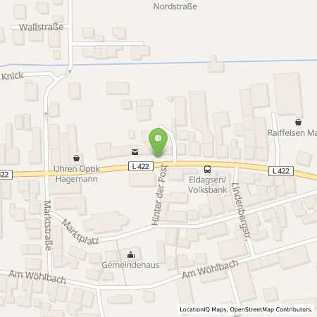 Standortübersicht der Tankstelle Stadtwerke Springe GmbH in 31832 Springe