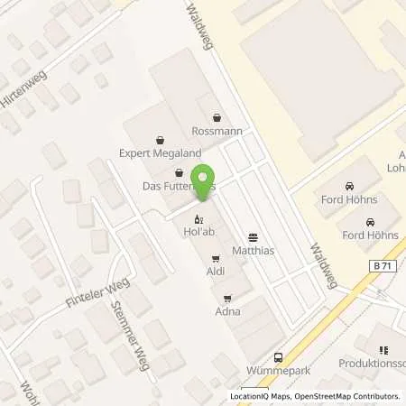 Standortübersicht der Tankstelle EWE Go GmbH in 27356 Rotenburg a.d. Wümme