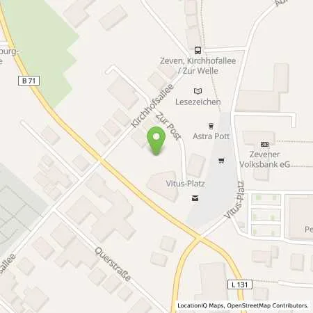 Standortübersicht der Tankstelle EWE Go GmbH in 27404 Zeven